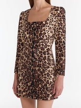 Load image into Gallery viewer, Saloni Shree Short Dress in Cheetah Gradient
