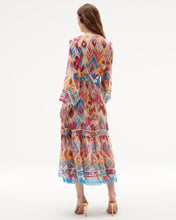 Load image into Gallery viewer, Figue Sierra Dress- Watercolor Ikat Clay Brown
