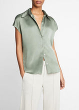 Load image into Gallery viewer, Vince Cap Sleeve Blouse
