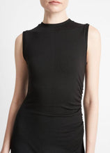 Load image into Gallery viewer, Vince Sleeveless Gathered-Waist Dress
