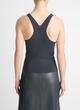 Load image into Gallery viewer, Vince Square-Neck Racer Back Tank Top- Graphite
