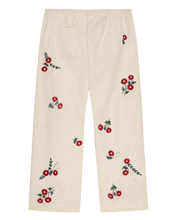 Load image into Gallery viewer, The Great The Easy Pant- Natural With Field Floral Emb
