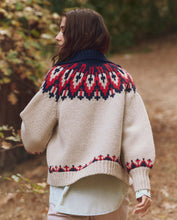 Load image into Gallery viewer, The Great. The Nordic Sweater - Glacier Fair Isle
