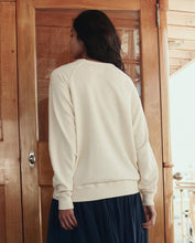 Load image into Gallery viewer, The Great The College Sweatshirt W/ Sailing Boat Applique- Washed White
