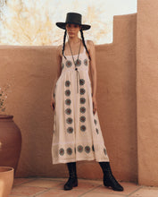 Load image into Gallery viewer, The Great The Roam Dress with Folklore Embroidery- Cream
