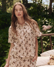 Load image into Gallery viewer, The Great Short Sleeve Pajama Shirt - Cream Cowboy
