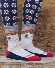Load image into Gallery viewer, The Great. The Ridge Runner Sock - Cream Skiier
