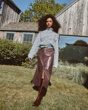 Load image into Gallery viewer, Tanya Taylor Opaline Knit Top- Greys Grey Sky
