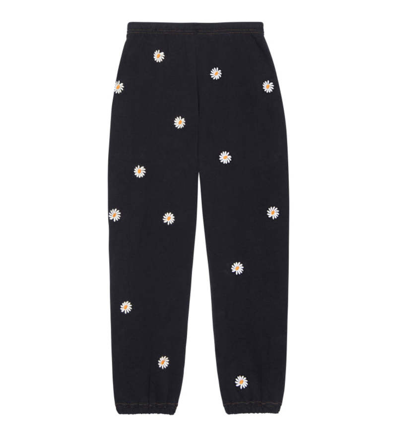 The Great The Stadium Sweatpant- Black Daisy