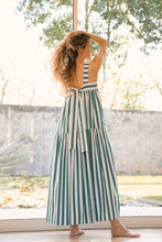 Load image into Gallery viewer, Hunter Bell Tula Dress-Emerald Stripe
