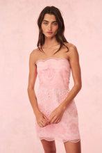 Load image into Gallery viewer, Loveshack Fancy Vailia Organza Eyelet Mini Dress
