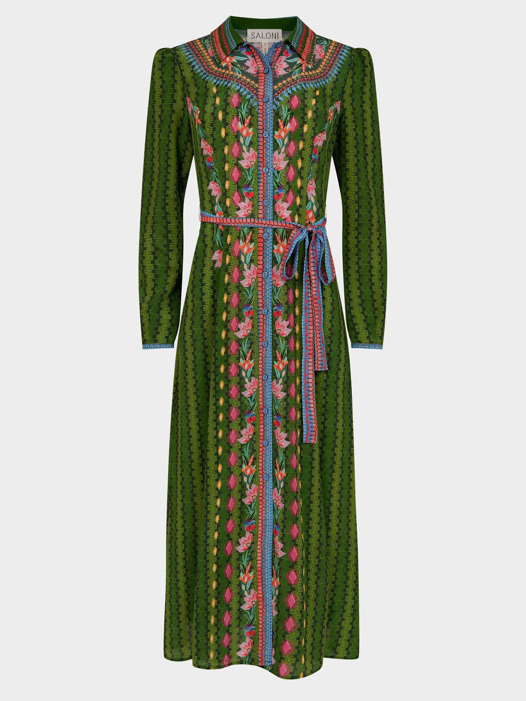 Saloni Vanessa B dress - Parterre Flora