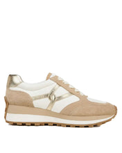 Veronica Beard Valentina Sneaker in Coconut & Gold
