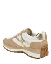 Veronica Beard Valentina Sneaker in Coconut & Gold