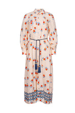 Load image into Gallery viewer, Hunter Bell Wilder Dress- Watercolor Floral Border
