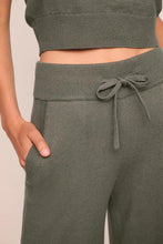 Load image into Gallery viewer, Eberjey Recycled Sweater Pants- Smokey Olive
