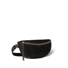 Load image into Gallery viewer, Jerome Dreyfuss Suede Belt Bag - Black/Noir
