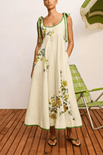 Load image into Gallery viewer, Alemas Phyllis Ballet Sundress-Cream
