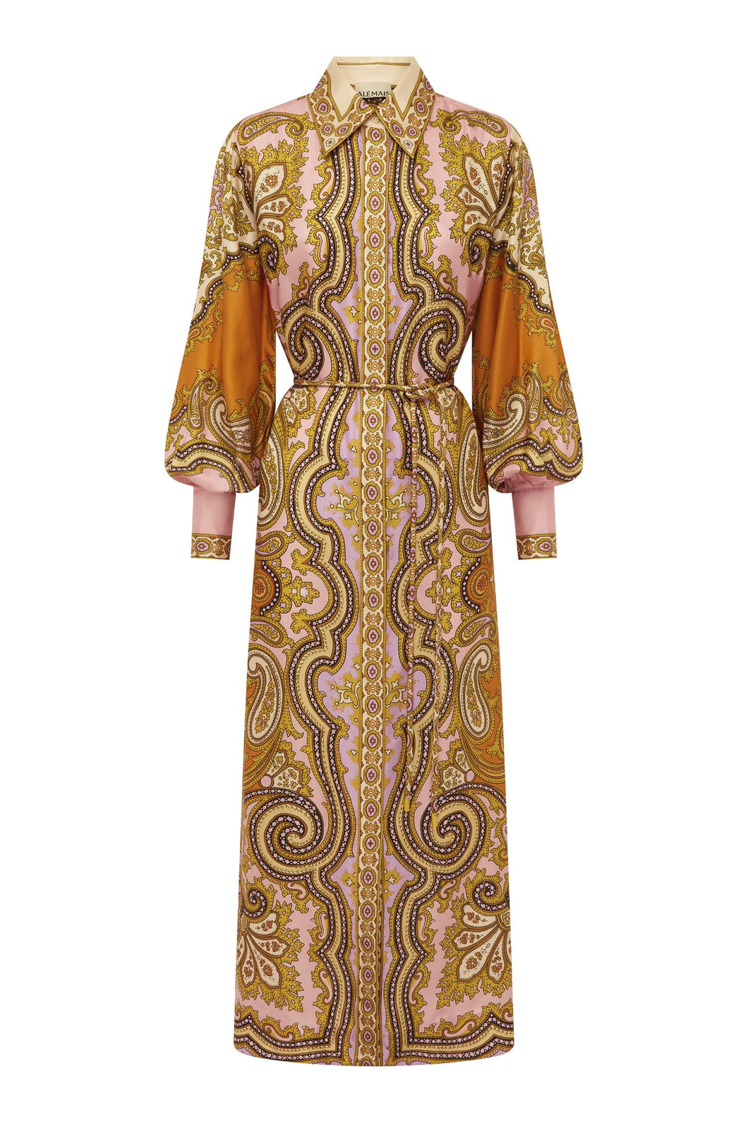 Alemais Clemenza Silk Shirt Dress