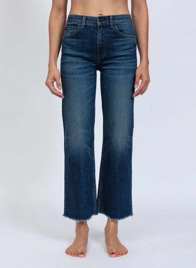 ASKK NY Cropped Wide Leg Jeans - Chevelle