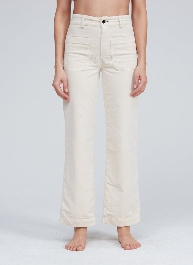 ASKK NY Sailor Corduroy Pants - Eggshell