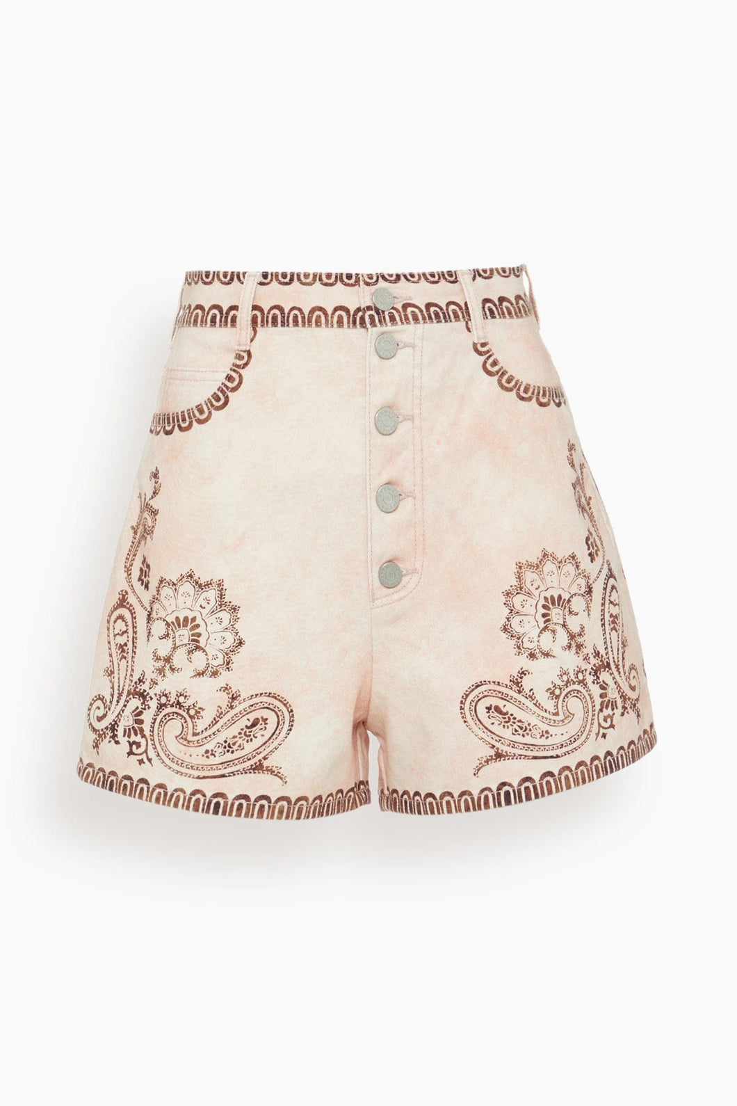 AKIA-Denim short-Pink