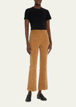 Load image into Gallery viewer, SPRWMN Corduroy Ankle Flare Pants - Camel
