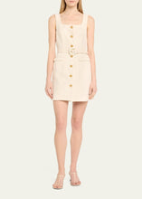 Load image into Gallery viewer, Saloni Mika Linen Dress-Cream

