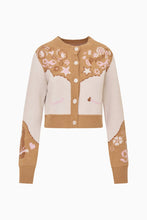 Load image into Gallery viewer, Love Shack Fancy Leyah Cardigan - Praire Sand
