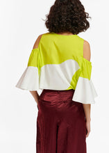 Load image into Gallery viewer, Essential Antwerp Dazar Ruffle Top - Limoncello
