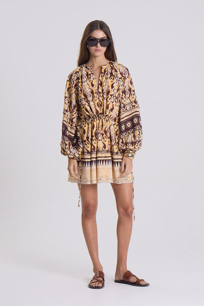 Maria Cher Delancey Vito Short Dress - Yellow Vibes