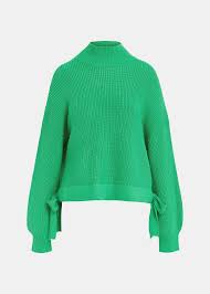 Essentiel Antwerp Gist Bow Pullover - Green