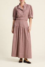 Load image into Gallery viewer, Trovata Lydia Skirt -Mahogany Check
