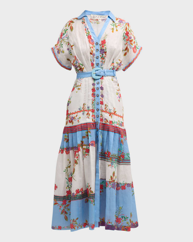 Saloni Riya dress- light linen