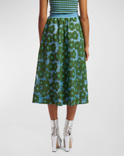 Load image into Gallery viewer, Essentiel Feast Open Embo Skirt- Blue and green
