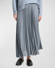 Load image into Gallery viewer, Vince Draped Pleated Skirt- Lake Stone
