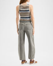 Load image into Gallery viewer, Veronica Beard Cropped Jerrel Knit Tank - Whisky Multi
