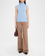Load image into Gallery viewer, Veronica Beard Mazzy Cashmere Shell- Pale Blue
