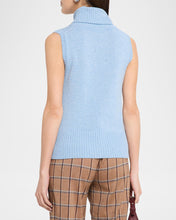 Load image into Gallery viewer, Veronica Beard Mazzy Cashmere Shell- Pale Blue
