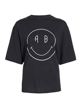 Load image into Gallery viewer, AVI TEE SMILEY- Black
