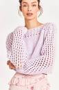 Load image into Gallery viewer, LoveShackFancy Larson Crop Pullover - Perry PInk
