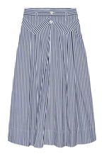 Load image into Gallery viewer, The Great Field Skirt - Navy Studio Stripe
