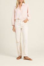 Load image into Gallery viewer, Velvet Thalia Blouse- Pink Micro Stripe
