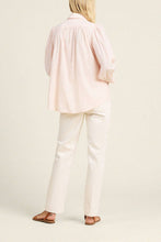 Load image into Gallery viewer, Velvet Thalia Blouse- Pink Micro Stripe
