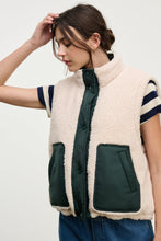 Load image into Gallery viewer, Velvet - Reversible Sherpa Vest in Alpine
