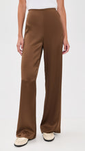 Load image into Gallery viewer, Staud Silk Pant- Cigar
