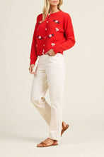 Load image into Gallery viewer, Trovata Loretta Cardigan Red
