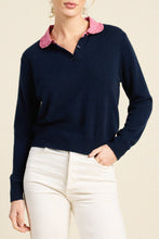 Load image into Gallery viewer, Trovata Clementine Sweater -Navy
