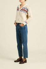 Load image into Gallery viewer, Trovata Savannah Cardigan- antique white fairisle
