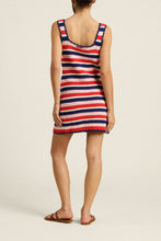 Load image into Gallery viewer, Trovota Jaida Sweater Tank Dress Multi Stripe
